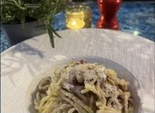 A pasta dish at Piattini